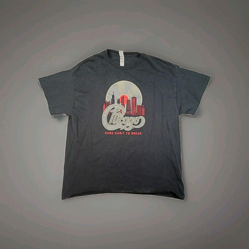 Chicago American Tour T-Shirt Men’s Size XL Hard Habit To Break